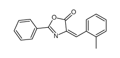 (Z)-4-(2-甲基亚苄基)-2-苯基噁唑-5(4h)-酮结构式