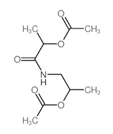 Propanamide,2-(acetyloxy)-N-[2-(acetyloxy)propyl]-结构式