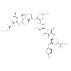 oxytocin, hydroxy-Thr(4)-结构式