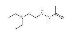 acetic acid-[N'-(2-diethylamino-ethyl)-hydrazide] Structure