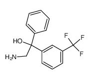 2-Amino-1-(3-trifluormethylphenyl)-1-phenylethanol Structure