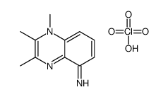 1,2,3-trimethylquinoxalin-1-ium-5-amine,perchlorate Structure