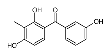 (2,4-dihydroxy-3-methylphenyl)-(3-hydroxyphenyl)methanone结构式