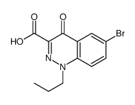 6-bromo-4-oxo-1-propylcinnoline-3-carboxylic acid Structure