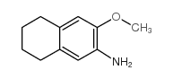 3-METHOXY-5,6,7,8-TETRAHYDRO-NAPHTHALEN-2-YLAMINE Structure