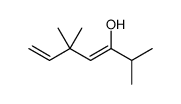 2,5,5-trimethylhepta-3,6-dien-3-ol Structure