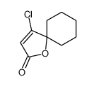 4-chloro-1-oxaspiro[4.5]dec-3-en-2-one结构式