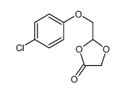 2-[(4-chlorophenoxy)methyl]-1,3-dioxolan-4-one Structure