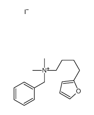 benzyl-[4-(furan-2-yl)butyl]-dimethylazanium,iodide结构式