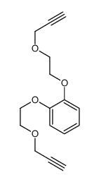 1,2-bis(2-prop-2-ynoxyethoxy)benzene Structure