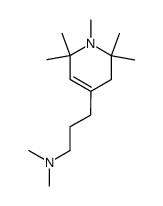 1,2,3,6-Tetrahydro-4-[3-(dimethylamino)propyl]-1,2,2,6,6-pentamethylpyridine structure