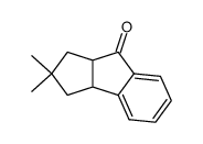 2,3,3a,8a-Tetrahydro-2,2-dimethylcyclopent[a]inden-8(1H)-one结构式