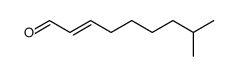 8-methylnon-2-enal Structure