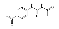 N-(4-nitrophenyl)-N'-acetylthiourea Structure