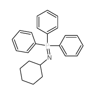 cyclohexylimino-triphenyl-phosphorane structure