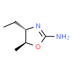 2-Oxazolamine,4-ethyl-4,5-dihydro-5-methyl-,(4R,5R)-rel-(9CI) Structure