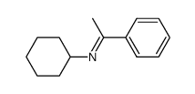 N-(1-phenylethylidene)cyclohexanamine Structure