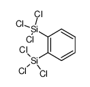 o-bis(trichlorosilyl)benzene结构式