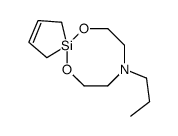 9-propyl-6,12-dioxa-9-aza-5-silaspiro[4.7]dodec-2-ene结构式