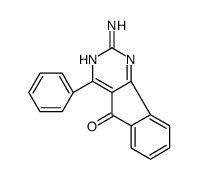 2-amino-4-phenylindeno[1,2-d]pyrimidin-5-one Structure