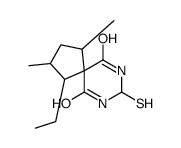 4-ethyl-1,3-dimethyl-8-sulfanyl-7,9-diazaspiro[4.5]decane-6,10-dione Structure