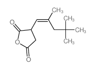 3-[(Z)-2,4,4-trimethylpent-1-enyl]oxolane-2,5-dione结构式