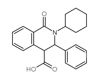 2-环己基-1-氧代-3-苯基-1,2,3,4-四氢-4-异喹啉羧酸图片