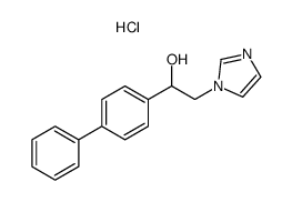 alpha-(1-Imidazolylmethyl)-4-biphenylmethanol hydrochloride structure