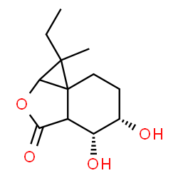 1(3H)-Isobenzofuranone, 3-butylidene-4,5,6,7-tetrahydro-6,7-dihydroxy-, (6S,7R)- (9CI)结构式