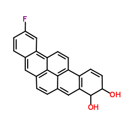 11-Fluoro-3,4-dihydrobenzo[rst]pentaphene-3,4-diol Structure