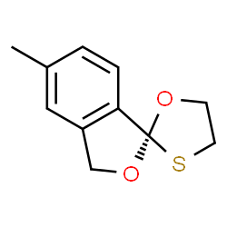 Spiro[isobenzofuran-1(3H),2-[1,3]oxathiolane], 5-methyl-, (1R,5S)- (9CI) Structure