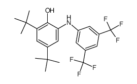 2-(3,5-Bis-trifluoromethyl-phenylamino)-4,6-di-tert-butyl-phenol Structure