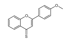 4'-methoxy-4-thionoflavone结构式