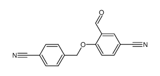 4-[(4-Cyan-2-formylphenoxy)methyl]benzonitril Structure