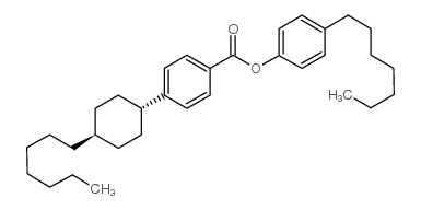 (4-hexylphenyl) 4-(4-heptylcyclohexyl)benzoate Structure