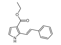 ethyl 2-styryl-1H-pyrrole-3-carboxylate Structure