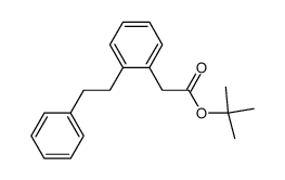 bibenzyl-2-yl-acetic acid tert-butyl ester Structure