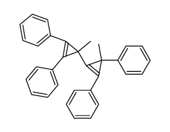 3-methyl-1-(1-methyl-2,3-diphenyl-2-cyclopropen-1-yl)-2,3-diphenylcyclopropene Structure