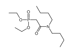 N,N-dibutyl-2-diethoxyphosphorylacetamide Structure