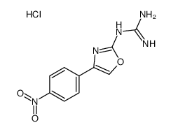 2-[4-(4-nitrophenyl)-1,3-oxazol-2-yl]guanidine,hydrochloride结构式