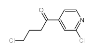 2-CHLORO-4-(4-CHLOROBUTYRYL)PYRIDINE Structure