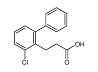 3-(2-chloro-6-phenylphenyl)propanoic acid Structure