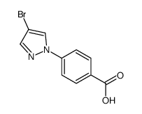 4-(4-溴吡唑-1-基)苯甲酸结构式