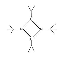 1,3-di-tert-butyl-2,4-diisopropyl-1,3,2,4-diazadiboretidine结构式