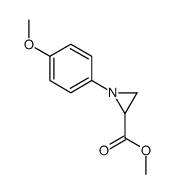 methyl 1-(4-methoxyphenyl)aziridine-2-carboxylate Structure