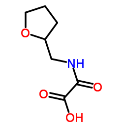 Oxo[(tetrahydro-2-furanylmethyl)amino]acetic acid结构式