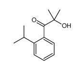 2-hydroxy-2-methyl-1-(2-propan-2-ylphenyl)propan-1-one结构式