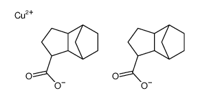 Copper(II) octahydro-4,7-methano-1H-indenecarboxylate结构式