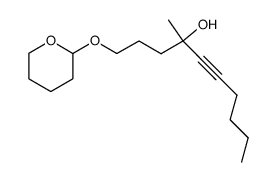 tetrahydropyrannyloxy-1 methyl-4 decyne-5 ol-4结构式