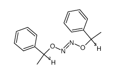 1-phenylethyl-1-d hyponitrite Structure